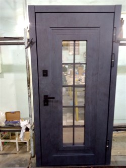 Барроу Нью. Морозостойкая готовая дверь с Двухцветным коробом - фото 7585